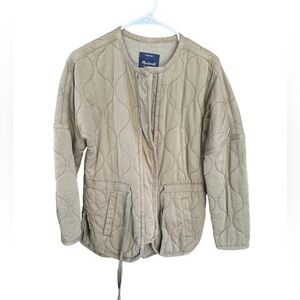 Madewell Green Lightweight Quilted Jacket Size XS